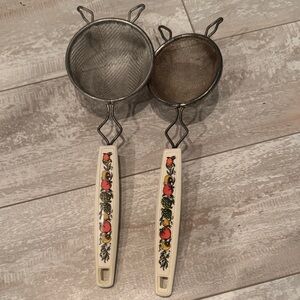 Vintage 1970s Spice Of Life Mesh Strainer Sifter Plastic Handle Vegetables